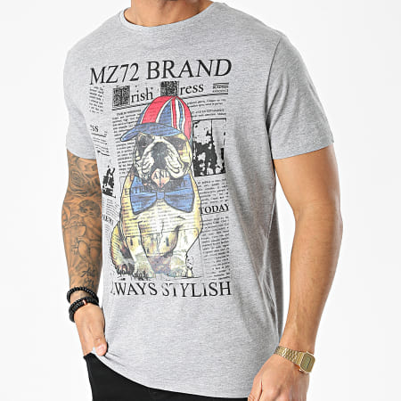 MZ72 - Tee Shirt The Dog Gris Chiné