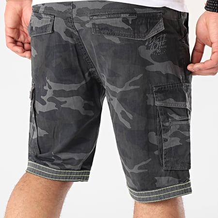 MZ72 - Short Cargo Camouflage Fresh Army Gris Anthracite