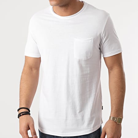 Solid - Tee Shirt Poche Gaylin 21103652 Blanc