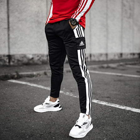 adidas - Pantalon Jogging A Bandes SQ21 GK9545 Noir