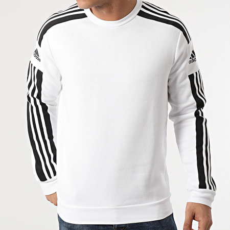 Adidas Sportswear - Sweat Crewneck A Bandes SQ21 GT6641 Blanc
