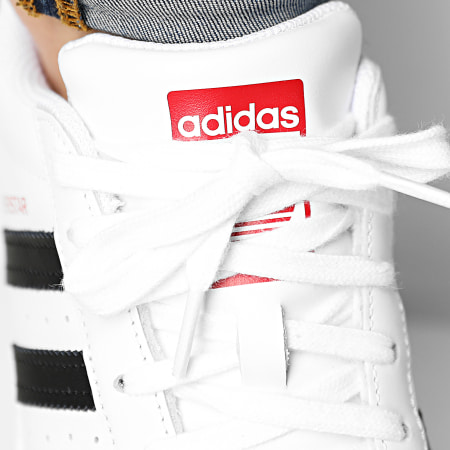 Adidas Originals - Baskets Superstar FZ1807 Footwear White Core Black Scarlet