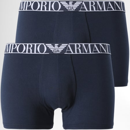 Emporio Armani - Lot De 2 Boxers 111769-1P720 Bleu Marine