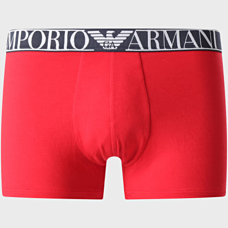 Emporio Armani - Lot De 2 Boxers 111769-1P720 Rouge Bleu Marine