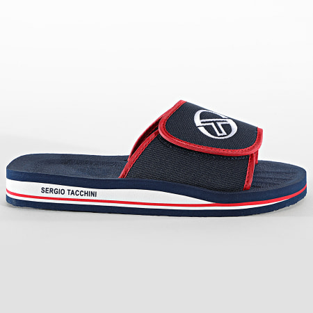 Claquettes Acapulco Velcro STM019021 Deep Blue Dark Red