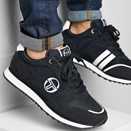 Sergio Tacchini Baskets Loris Essentials Mix STM113001 Navy White LaBoutiqueOfficielle