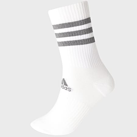 Adidas Sportswear - 3 paia di calzini da donna Glam Crew GH7542 bianco nero