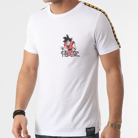 Dragon Ball Z - Camiseta a rayas DBZ 2021 blanca