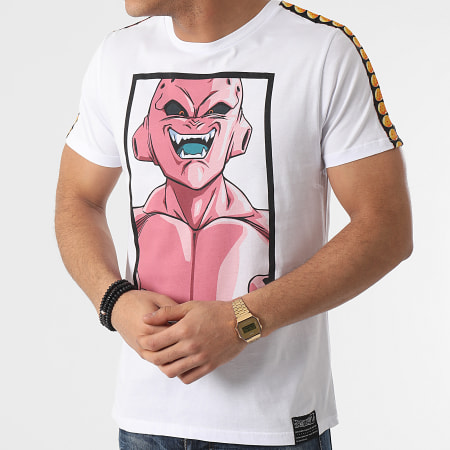 Dragon Ball Z - Maglietta con strisce bianche sul petto di Bu