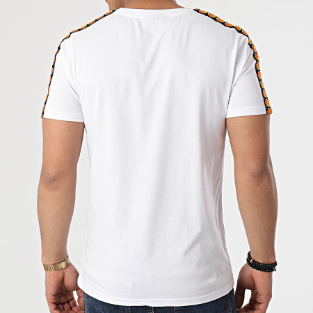 Dragon Ball Z - Gotenks camiseta de rayas en el pecho blanco