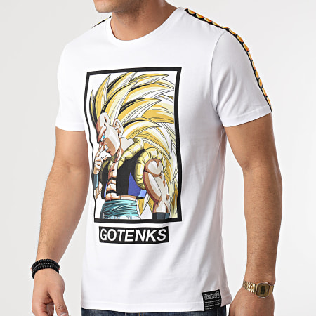 Dragon Ball Z - Maglietta con strisce bianche sul petto di Gotenks