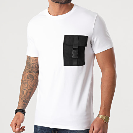 Frilivin - Tee Shirt Poche BM1226 Blanc