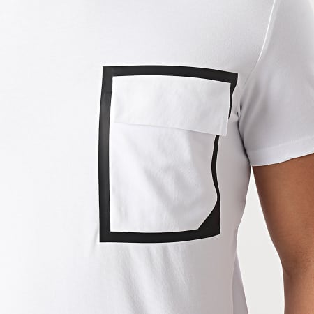 Frilivin - Tee Shirt Poche BM1223 Blanc
