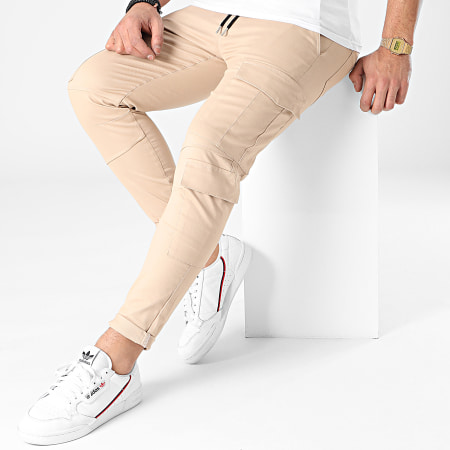 Frilivin - BM1231 Pantaloni cargo beige