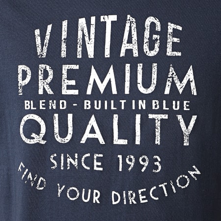 Blend - Tee Shirt 20712064 Bleu Marine