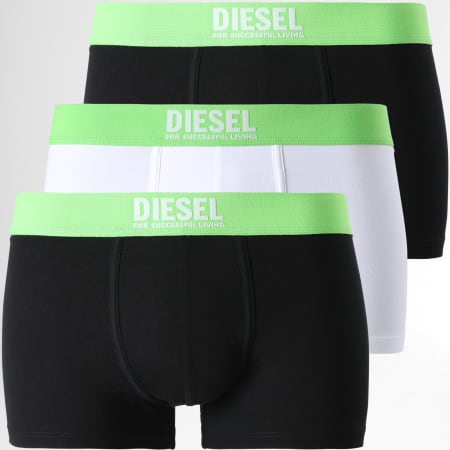 Diesel - Lot De 3 Boxers Damien 00ST3V-0DDAM Noir Blanc