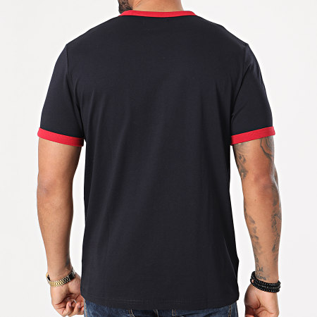 Fred Perry - Tee Shirt Chalky M3519 Bleu Marine Rouge