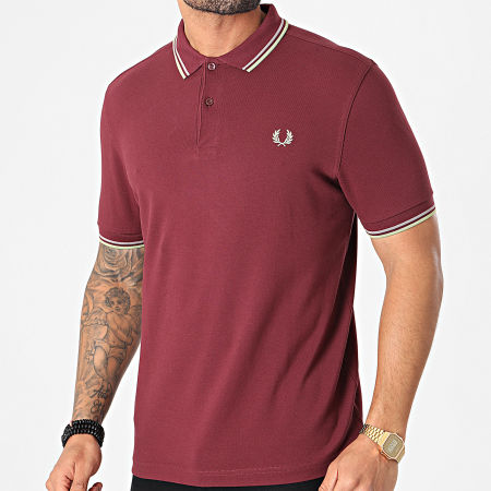Fred Perry - Polo Manches Courtes Twin Tipped M3600 Violet