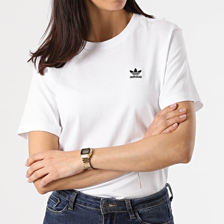 Adidas Originals - Tee Shirt Femme Loose GN2924 Blanc