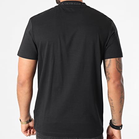 Calvin Klein - Tee Shirt Logo Jacquard 7096 Noir