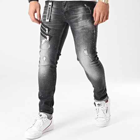 Classic Series - Jean Skinny 2021-55-01A Gris Anthracite