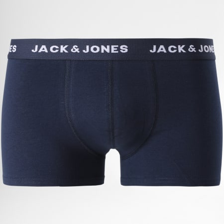 Jack And Jones - Lot De 10 Boxers Solid 12189937 Bleu Marine