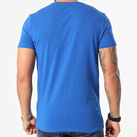 Pepe Jeans - Tee Shirt Original Stretch PM501594 Bleu Roi