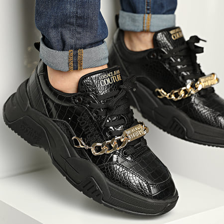 Versace Jeans Couture Baskets Linea Fondo Fire E0YWASF4 Black
