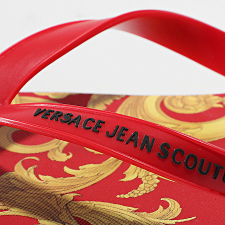 Versace Jeans Couture - Tongs Linea Fondo Flip Flop E0YWASQ7 Rouge Renaissance