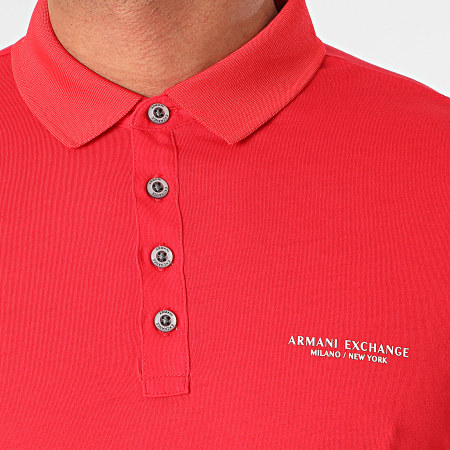 Armani Exchange - Polo Manches Courtes 8NZF80-Z8H4Z Rouge