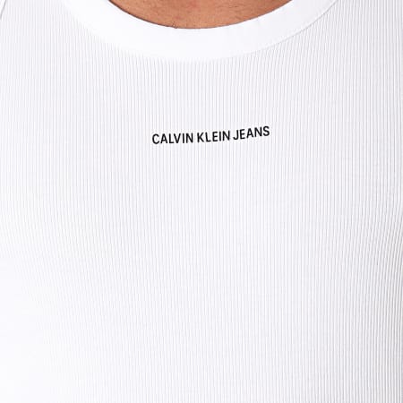 Calvin Klein - Débardeur Micro Branding 8071 Blanc