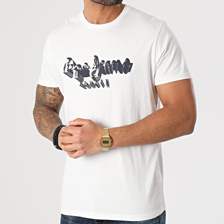 Pepe Jeans - Tee Shirt Anthony PM507730 Ecru