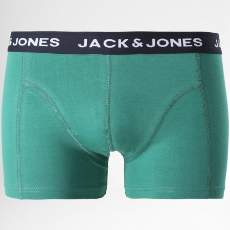 Jack And Jones - Lote De 5 Boxers Bayer 12192798 Burdeos Verde Azul Marino Heather Grey
