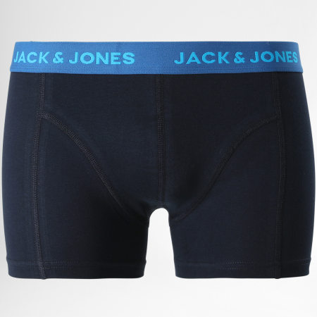 Jack And Jones - Lot De 5 Boxers Bayer 12192798 Vert Bleu Marine Bleu Clair
