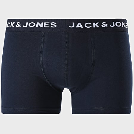 Jack And Jones - Set di 5 boxer con stampa estiva 12192796 Bordeaux Navy Grey Heather