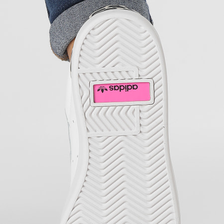 Adidas Originals - Baskets Femme Sleek FY5064 Footwear White Brown Pink