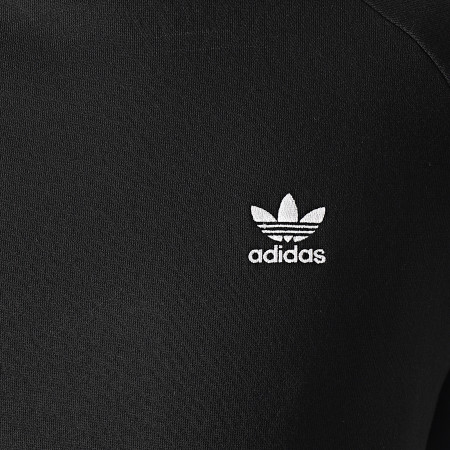 Adidas Originals - Sweat Crewneck A Bandes 3D Trefoil GN3545 Noir