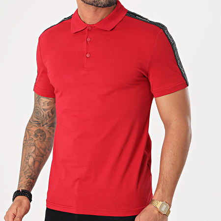 Antony Morato - Polo Manches Courtes A Bandes MMKS01849 Rouge