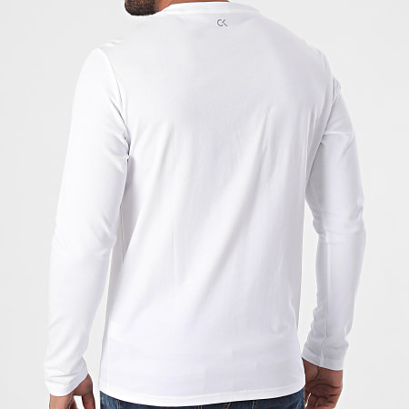 Calvin Klein - Tee Shirt Manches Longues PW GMS1K154 Blanc