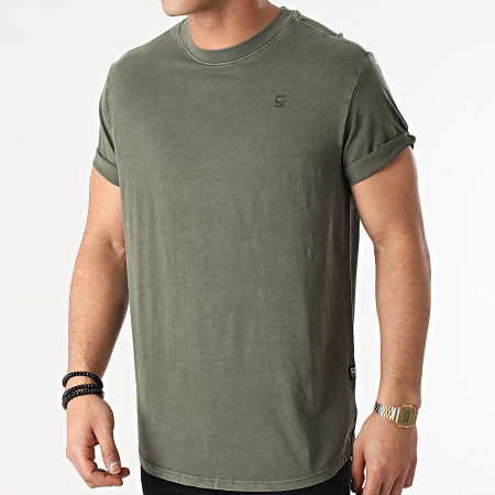 G-Star - Tee Shirt Oversize Lash D16396-2653 Vert Kaki