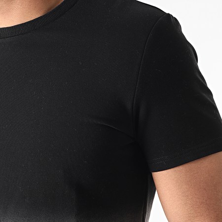 John H - Tee Shirt Oversize XW931 Noir Gris Dégradé