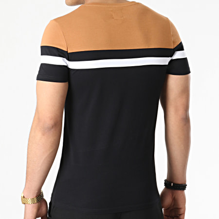 LBO - Conjunto Camiseta Y Shorts 1561 Negro Blanco Camel