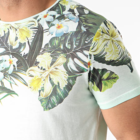La Maison Blaggio - Tee Shirt Floral Murol Vert Clair