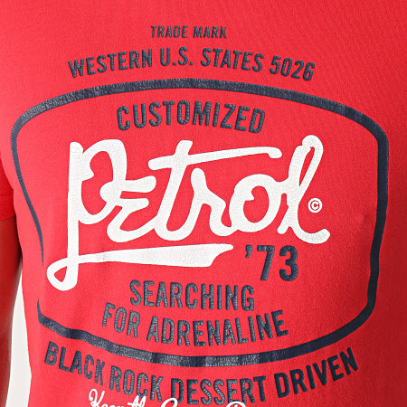 Petrol Industries - Tee Shirt 605 Rouge
