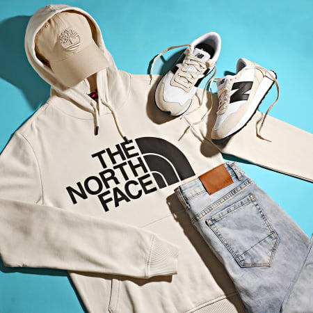 the north face hoodie cream