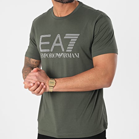 Tee shirt armani kaki online