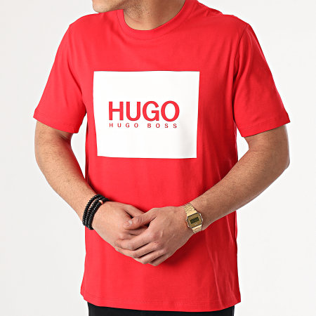 HUGO - Tee Shirt Dolive U212 50448795 Rouge