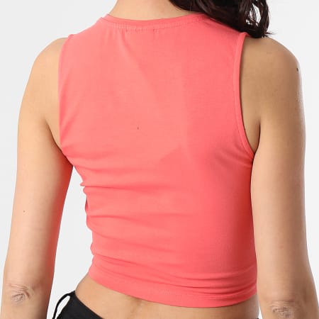 Noisy May - Top Crop Femme Sans Manches Twiggi Rose Saumon