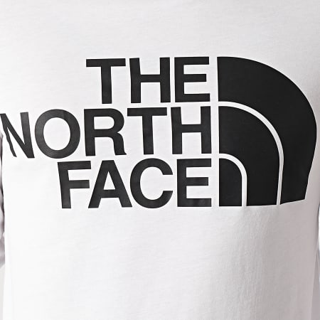 The North Face - Tee Shirt Manches Longues Standard A5585 Blanc