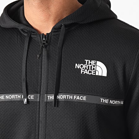 The North Face - Sweat Zippé Capuche Mountain Athletics 5574 Noir Réfléchissant